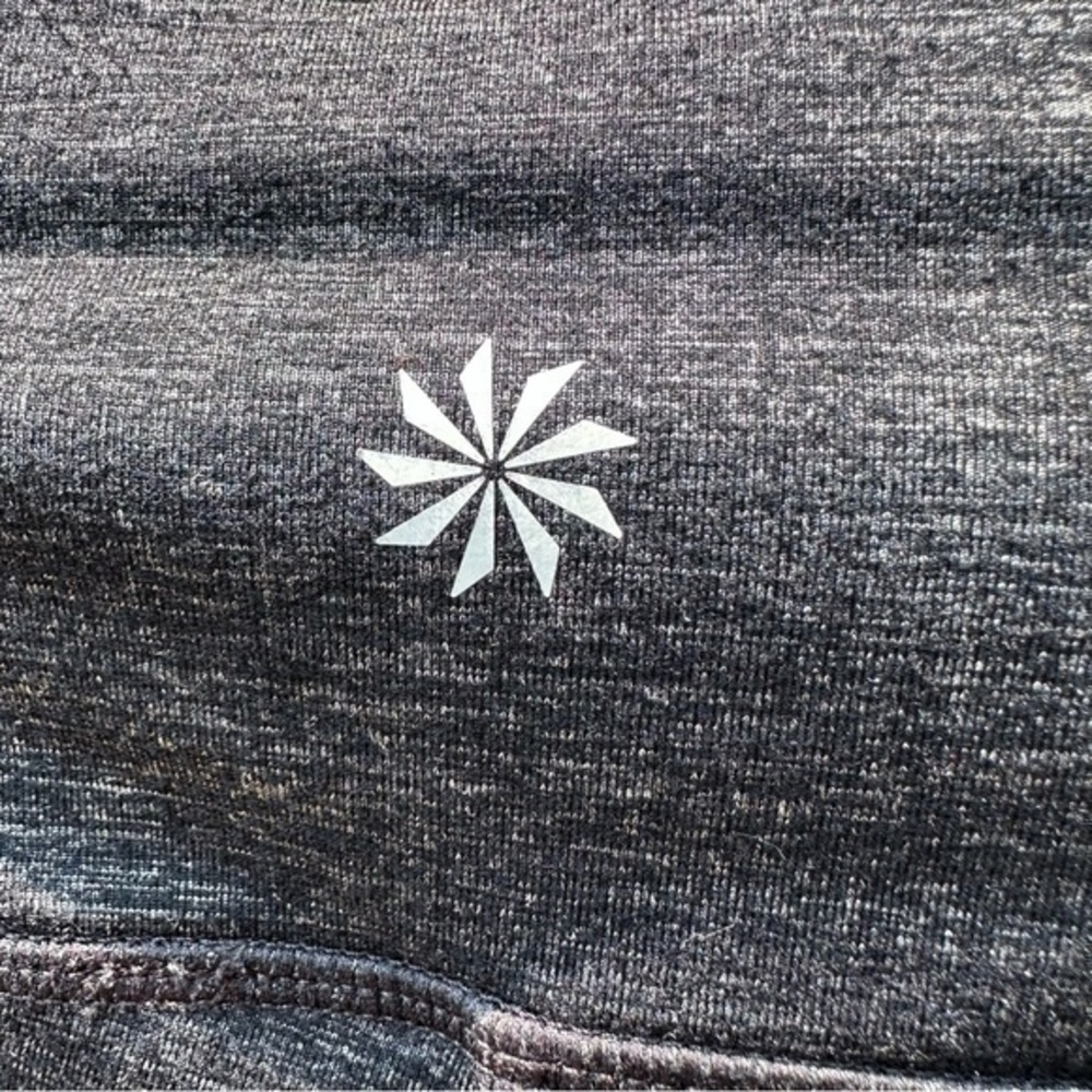 Athleta Women's Capri Leggings in Heather Gray Odyssey Chaturanga - 268529 (Med) - Picture 4 of 9